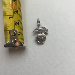 Sterling Silver Marine Corps Charm